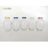 OG 300 ML. (Black Cap)  -  Transparent Handmade Glass (300 ml.)